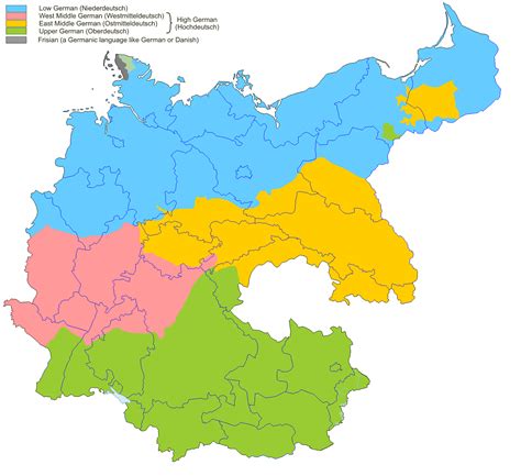 German dialect map by JJohnson1701 on DeviantArt