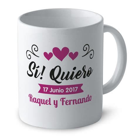 Las tazas personalizadas para bodas más originales