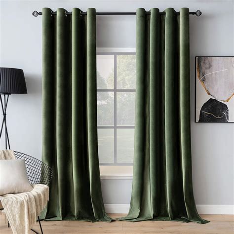 Olive Green Curtains