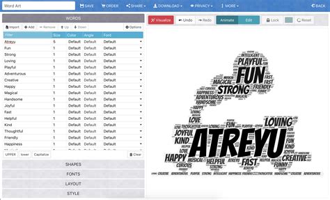 How to Make Word Cloud Art