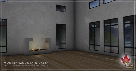 love this fireplace-modern mountain cabin promo 04 | Modern mountain ...