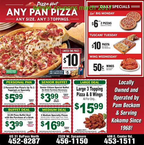 Printable Coupons 2021: Pizza Hut Coupons