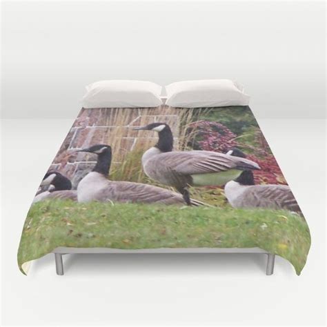 Canadian Geese at Rest Duvet Cover by DanByTheSea | Society6 | Duvet covers, Duvet, Twin xl bedding