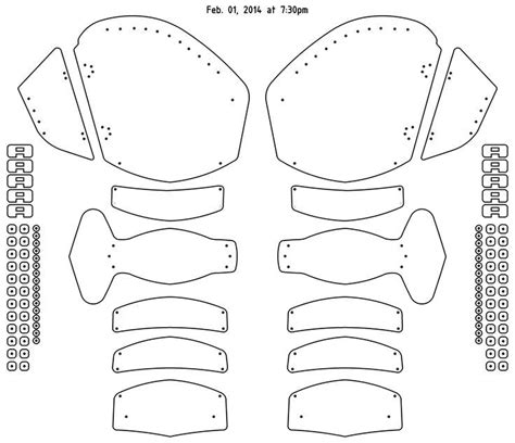 Printable Leather Armor Templates