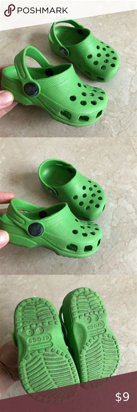 Crocs baby size 4-5 | Baby size, Crocs, Black dots