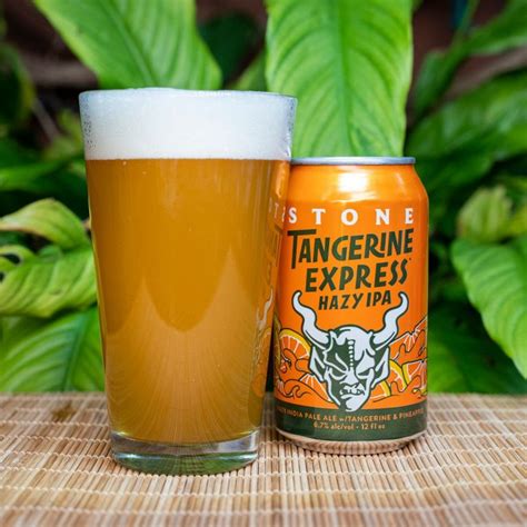 New Packaging Adorns Stone Tangerine Express Hazy IPA