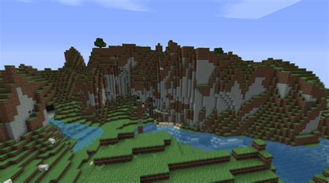 Incredible Seed; Mountains, Valleys, Caves, Waterfalls and Rivers! - Seeds - Minecraft: Java ...