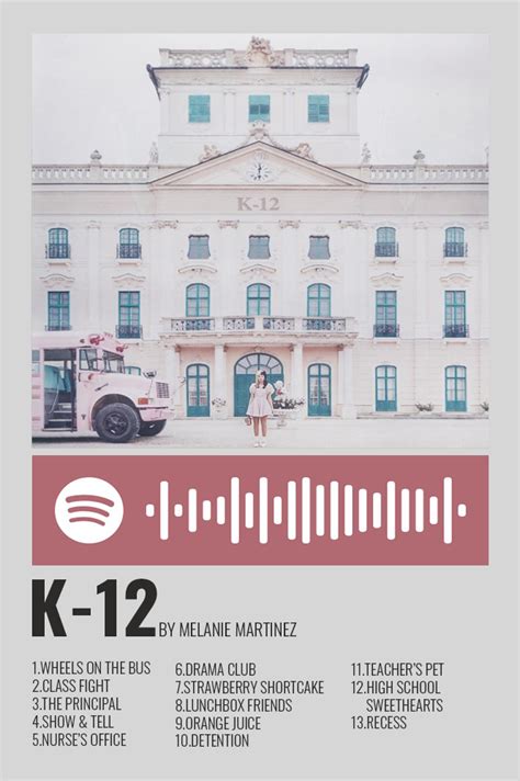 K-12 by Melanie Martinez Poster