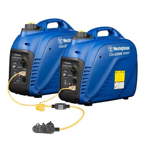 Westinghouse Combined 4,400-Watt, 3,600 Running Watt Super Quiet Gas Powered Inverter Generator ...