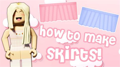 How To Make SKIRTS! | ROBLOX Designing - YouTube