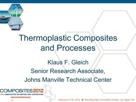 Thermoplastic Composites and Processes - American Composites ...