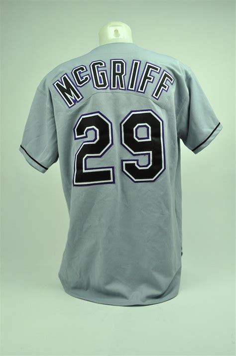 Lot Detail - Fred McGriff Tampa Bay Devil Rays Game Used Jersey GU 9