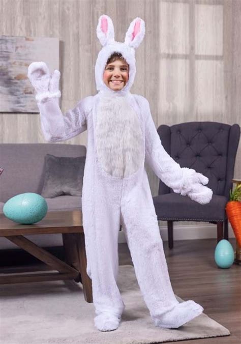 White Bunny Kids Costume