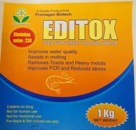 Aqua Feed Supplement - Editox EDTA Manufacturer from Hyderabad