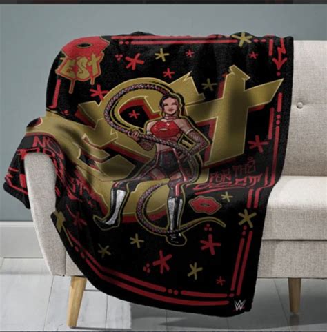 WWE Bianca Belair 60” x 80” Plush Throw | The Wrestling Guy Store