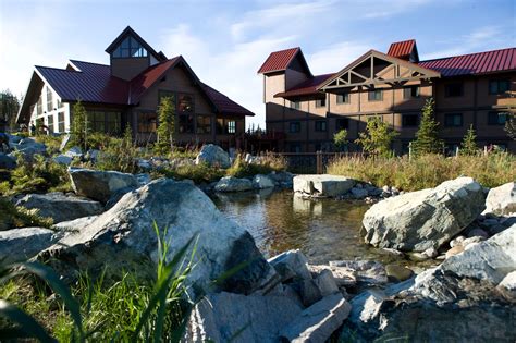 The Denali Princess Wilderness Lodge is spread out over several ...