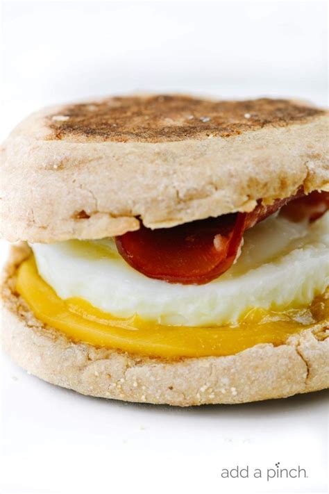 Homemade Egg McMuffin Recipe - Add a Pinch