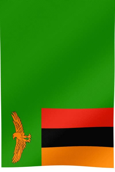 Flag of Zambia (GIF) - All Waving Flags