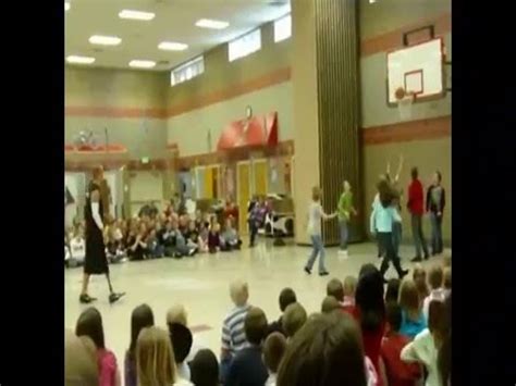 Amp 1 Basketball Visits Riverton Elementary School in Riverton, Utah - YouTube