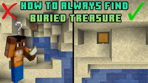 Minecraft | The way to ALWAYS find Buried Treasure - Works in Java and ...