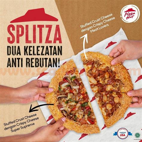 SPLITZA PIZZA HUT Dapat 2 TOPPING dalam 1 PIZZA - scanharga