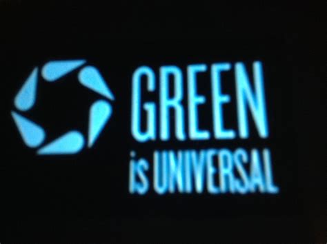 Green Is Universal Logo - LogoDix