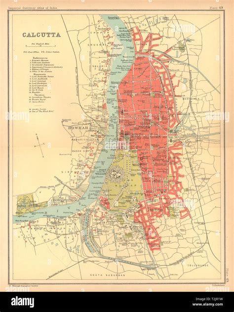 Old Calcutta Map