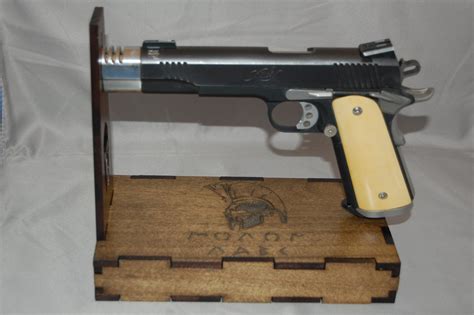 Universal Handgun Display Stand with or without hidden