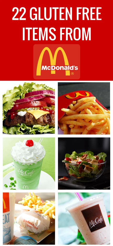 22 Gluten Free Items You Must Try at McDonalds | Mcdonalds gluten free, Gluten free items, Free ...