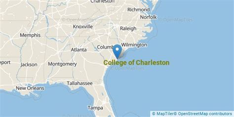 college of charleston map Campus map - anacollege