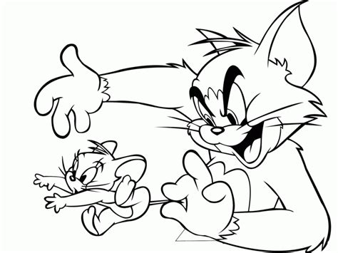 Coloring Pages Of Tom And Jerry - Coloring Home