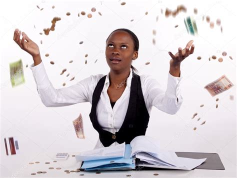 Woman throwing money in the air — Stock Photo © danienel #10377224