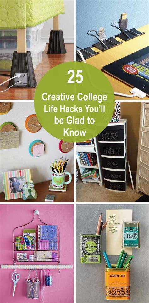 25 Creative College Life Hacks You’ll Be Glad to Know | Styletic