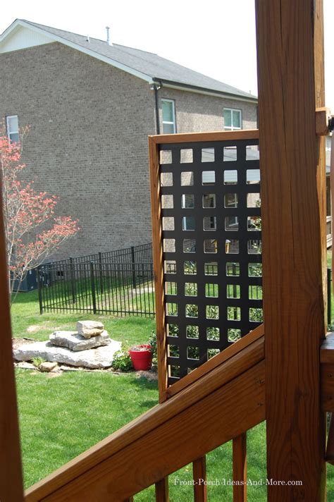 A Lattice Privacy Fence Made from Vinyl Lattice Panels