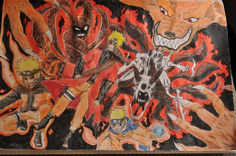 Naruto Nine-tails by KatsuNoJutsu95 on DeviantArt