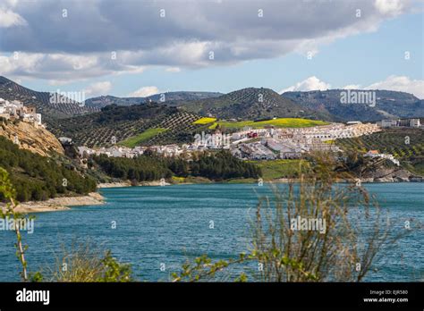 El Emblase de Iznajar / The Reservoir of Iznajar, Cordoba, Andalusia ...