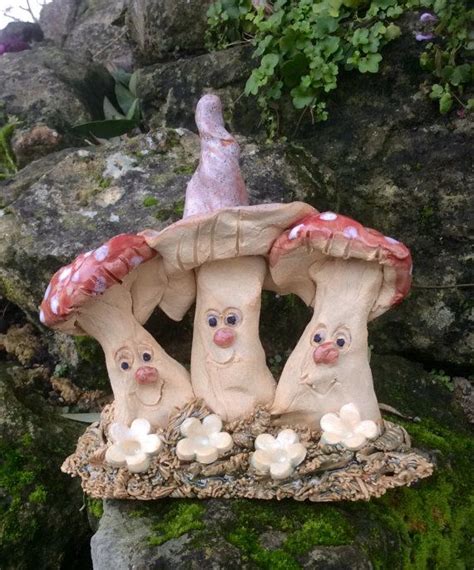 Fairy garden toadstools. Whimsical toadstools fairy garden | Etsy | Fairy garden ornaments ...