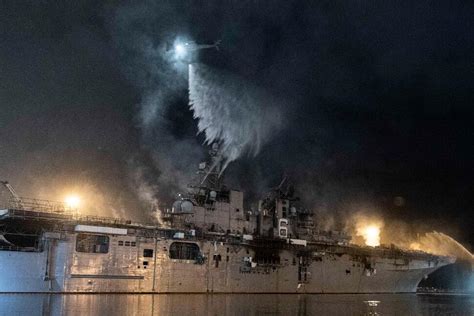 After 4 Days, 2 Explosions, Navy Warship Fire Extinguished | U.S. News® | US News