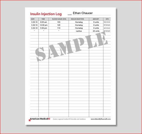 Injection Log Sheet Pdf