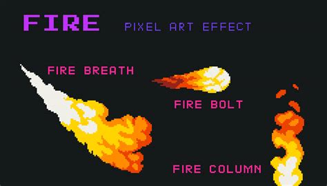 Fire Pixel Art Effect | GameDev Market