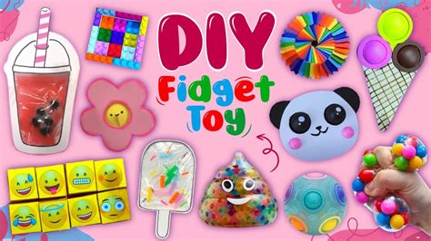 15 DIY Super Fidget Toys - Pop It and Stress Relief Toys - Viral TikTok ...