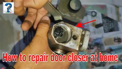 How to repair door closer at home || Door closer oil refilling ...