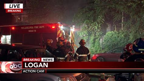 Large fire rips through home in Philadelphia's Logan section - 6abc Philadelphia