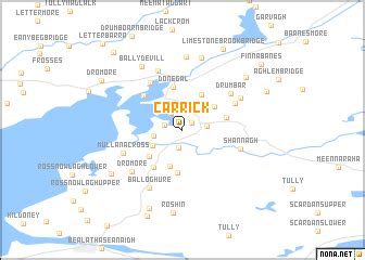 Carrick (Ireland) map - nona.net