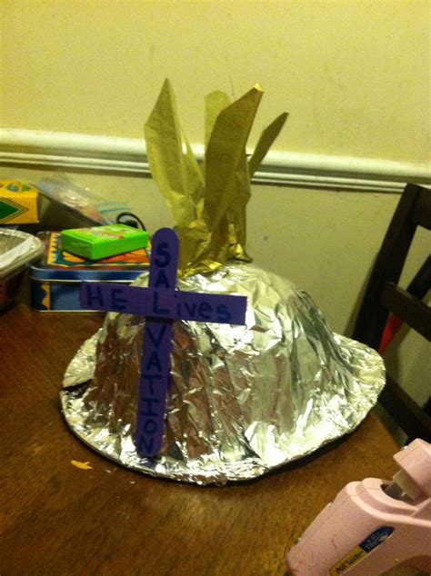 Vbs Crafts, Church Crafts, Crafts For Kids, Helmet Of Salvation, Bible ...