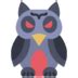 Scary animal bird owl halloween - Culture, Religion & Festivals Icons