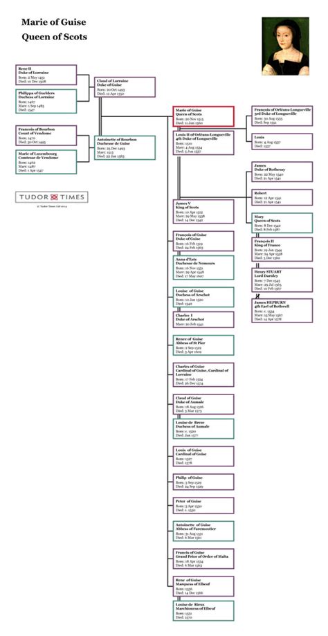 Marie of Guise, Queen of Scots: Family Tree – Tudor Times