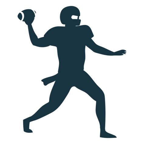 Player Outfit Ball Helmet Football Silhouette PNG & SVG Design For T-Shirts