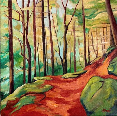 Beyond the Trees #8 12 x 12 oil on canvas $250 This pic I had in my must paint one day file its ...