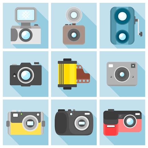 Vintage camera collection | Free Vector